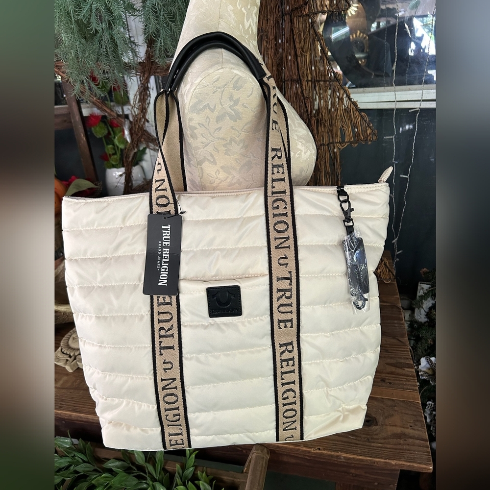 True Religion Cream Puff Bag! BNWT